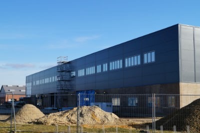 Bygningsafsætning af Skjern Bank Arena i Ringkøbing-Skjern Kulturcenter